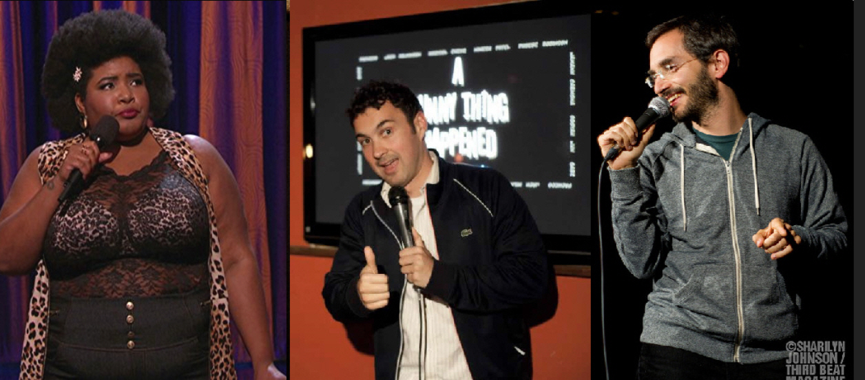 Dulce Sloan, Mark Normand, and Myq Kaplan